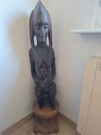 houten afrikaanse mama met kind, Antiek en Kunst, Ophalen of Verzenden