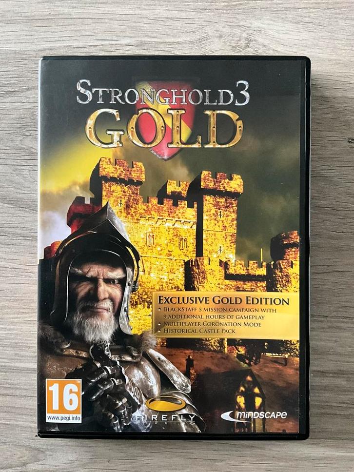 Stronghold 3 Gold Edition (pc game), Games en Spelcomputers, Games | Pc, Zo goed als nieuw, Strategie en Constructie, 1 speler