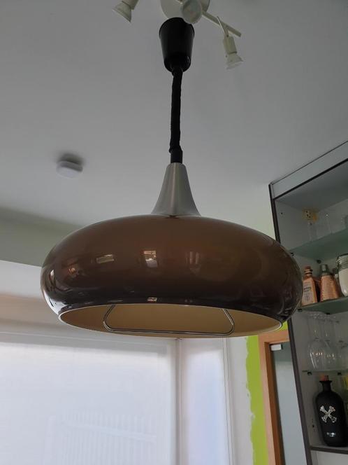 Vintage hanglamp - Mid-Century Modern, Huis en Inrichting, Lampen | Hanglampen, Gebruikt, Minder dan 50 cm, Kunststof, Overige materialen