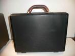 Vintage SAMSONITE Attaché hoesje - Black Carbon, Gebruikt, Zwart, Aktetas of Boekentas, Leer