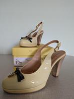 damesschoenen pumps, Pumps, Verzenden, Beige, Zo goed als nieuw