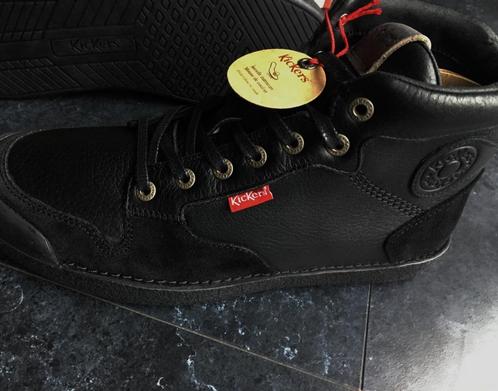 KICKERS echt zwart leder- NIEUW maat 41, Kleding | Dames, Schoenen, Nieuw, Zwart, Ophalen of Verzenden