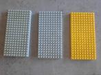 Lego vroegere grondplaten, geel en grijs 10 x 20, Kinderen en Baby's, Ophalen of Verzenden, Lego