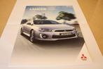 Mitsubishi Lancer brochure 2016, Ophalen of Verzenden, Nieuw, Folder