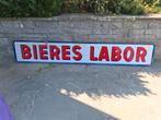groot geëmailleerd bord Brasserie Labor Mons, Ophalen