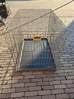 Grote hondenbench uit rvs, Dieren en Toebehoren, Ophalen, Zo goed als nieuw