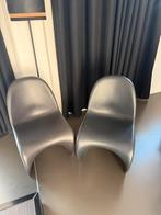 4x panton chair zwart vitra, Huis en Inrichting, Ophalen, Zo goed als nieuw, Zwart