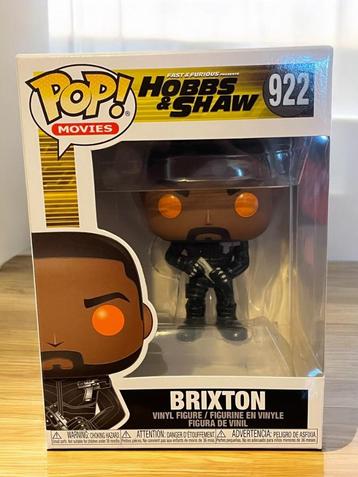 Figurine POP Movies Hobbs and Shaw 922 Brixton neuve disponible aux enchères