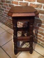 houten plantentafeltje (pied-de-stal), Huis en Inrichting, Ophalen, Vierkant, Zo goed als nieuw, 60 cm of meer