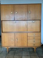 Vintage kast, Huis en Inrichting, Kasten | Dressoirs, Ophalen, Gebruikt, Eikenhout, Met deur(en)