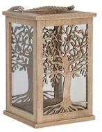 Clayre & Eef windlicht met levensboom, Nieuw, Ophalen of Verzenden, Kandelaar, Hout
