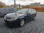 Saab 9-3 2008 estate vector, Auto's, Voorwielaandrijving, 4 cilinders, Blauw, Leder