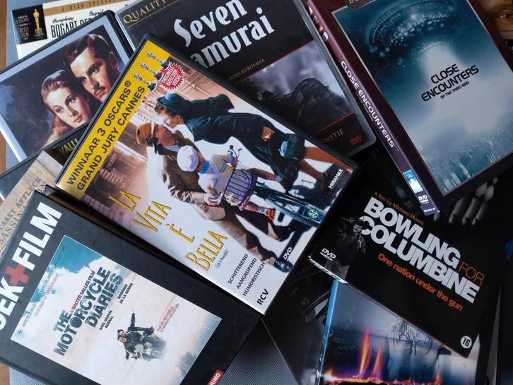 17-tal DVD ´S  FILMKLASSIEKERS samen of appart te koop., Cd's en Dvd's, Dvd's | Klassiekers, Zo goed als nieuw, Ophalen of Verzenden