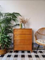 Vintage midcentury schoenenkastje | kleppenkast | kast, Huis en Inrichting, Ophalen, Gebruikt