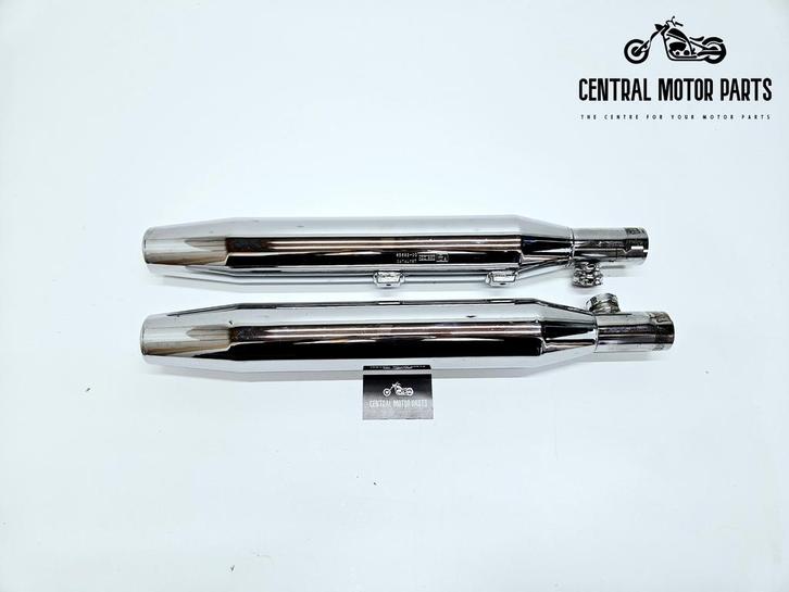 Slip ons Softail 2000-2003 chroom, Motoren, Onderdelen | Harley-Davidson, Gebruikt, Ophalen of Verzenden