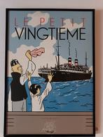 Tintin sérigraphie Le lotus bleu 50 x 35, Collections, Personnages de BD, Tintin, Enlèvement, Utilisé