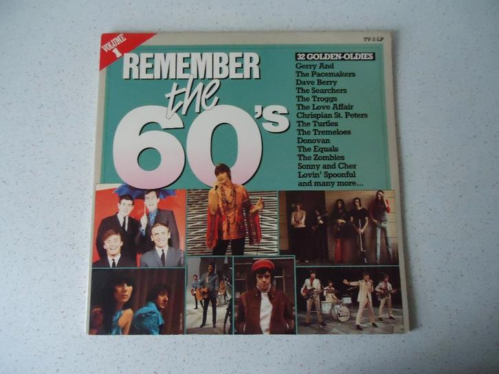 Dubbel LP "Remember The '60" 32 Golden Oldies Volume 1, Cd's en Dvd's, Vinyl | Verzamelalbums, Zo goed als nieuw, Pop, 12 inch