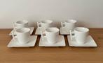 Lot de 6 tasses à moka + sous-tasses Yong Squito NEUVES, Ophalen, Nieuw