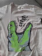 tshirt dino 110-116, Kinderen en Baby's, Kinderkleding | Maat 116, Gebruikt, H&M, Ophalen of Verzenden, Shirt of Longsleeve