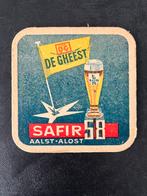 Bierviltje - SAFIR EXPO 58, Verzamelen, Biermerken, Ophalen of Verzenden, Gebruikt, Viltje(s)