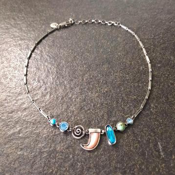 Halsketting Dyrberg Kern blauw beschikbaar voor biedingen