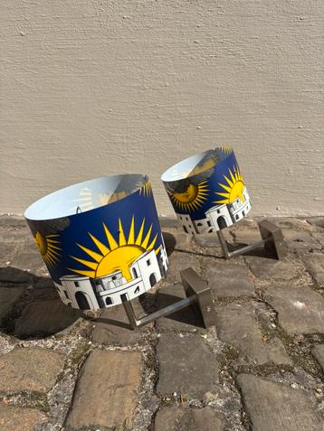 2 “Sole di Capri” wandlampen door Fornasetti beschikbaar voor biedingen