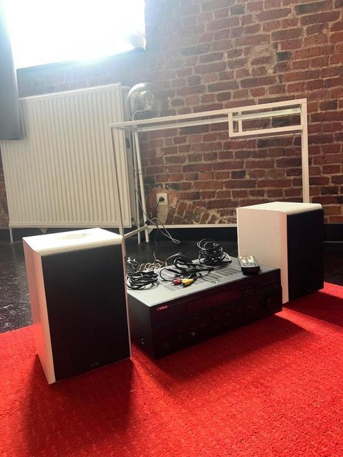 Amplificateur Yamaha et Enceintes Eltax, Audio, Tv en Foto, Versterkers en Ontvangers, Gebruikt, Stereo, 120 watt of meer, Yamaha