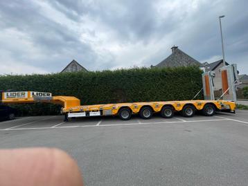 5-assige uitschuifbare dieplader beschikbaar voor biedingen