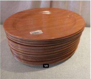 21 Dienbladen voor thee of koffie - Melamine - 36x25 beschikbaar voor biedingen