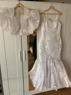 Prachtig oud trouwkleed met bijhoorend jasje, Kleding | Dames, Ophalen of Verzenden, Zo goed als nieuw