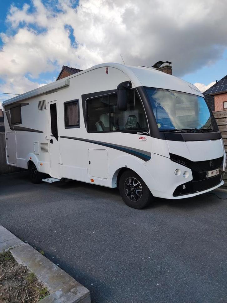 Itineo MC740, Caravans en Kamperen, Mobilhomes, Particulier, Integraal, Fiat, Fiat, Diesel, Handgeschakeld, Omvormer, TV, Elektrische opstap