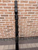 Handgesneden didgeridoo – traditioneel etnisch instrument, Ophalen, Zo goed als nieuw