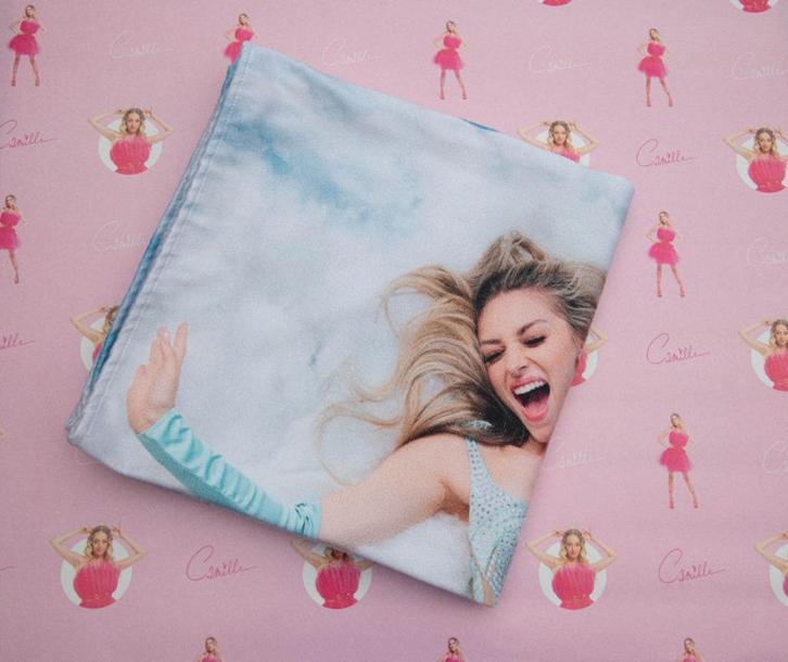 Strandlaken – badhanddoek Camille Magie ZGAN, Huis en Inrichting, Badkamer | Badtextiel en Accessoires, Zo goed als nieuw, Handdoek