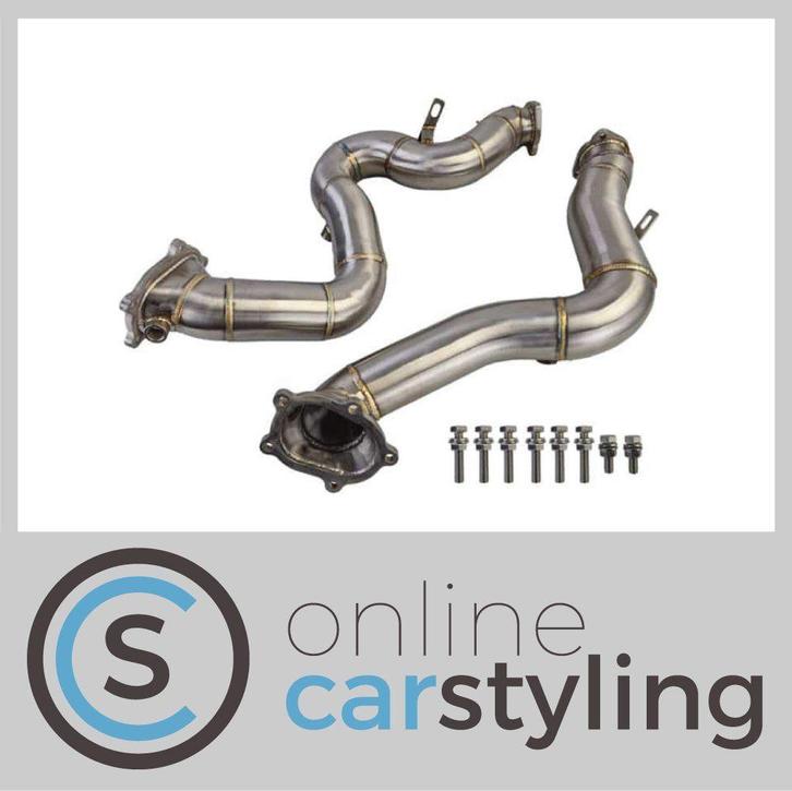 Downpipe RVS Audi S6 / RS6 C7 4.0TFSI, Auto-onderdelen, Uitlaatsystemen, Audi, Nieuw, Ophalen of Verzenden