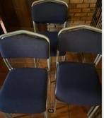 7 stoelen ikea stapelbaar -stevig, Ophalen, Grijs, Stof