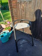 hoge stoel barstoel, Ophalen, Gebruikt, Metaal