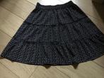 Donkerblauwe rok met letters m164/€2,5, Ophalen of Verzenden, Zo goed als nieuw, Jurk of Rok