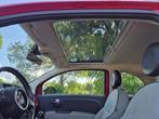 Fiat 500 - 1.3i - 122d km - Panodak - Airco - onderhoudsboek, Voorwielaandrijving, 4 zetels, Stof, Beige