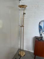 Italiaanse staanlamp goud chrome Velcro, Huis en Inrichting, Ophalen of Verzenden