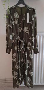 Midilang olijfgroen/khaki kleed, Yaya, maat 34/36, Kleding | Dames, Ophalen of Verzenden, Maat 34 (XS) of kleiner