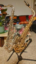 Saxofoon Yanagisawa AWO32 massief zilver/brons, Muziek en Instrumenten, Ophalen of Verzenden, Zo goed als nieuw, Alt, Met koffer