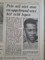 VOETBAL Pele (33 jaar) wil op toppunt stoppen (1974), Envoi, Coupure(s)