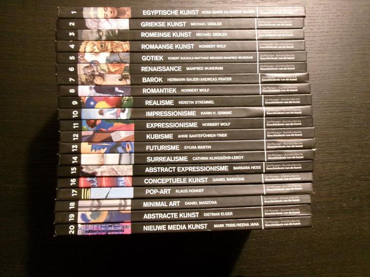 Geschiedenis van de kunst -Volledige reeks- De Morgen, Livres, Histoire nationale, Enlèvement ou Envoi