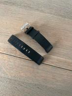 Zwart leder Fitbit Charge 2 bandje Maat S/M, Handtassen en Accessoires, Activity trackers, Ophalen of Verzenden, Fitbit, Zo goed als nieuw
