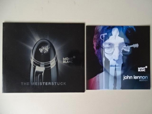 Mont Blanc Meisterstück & John Lennon editie - 2 catalogi, Verzamelen, Pennenverzamelingen, Zo goed als nieuw, Vulpen, Mont Blanc