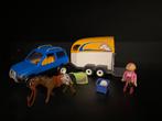 Playmobil 5223 wagen met paardentrailer, Kinderen en Baby's, Speelgoed | Playmobil, Ophalen of Verzenden, Zo goed als nieuw, Complete set