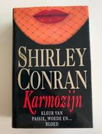 Karmozijn, Shirley Conran, hardcover met stofomslag, in nieu, Boeken, Ophalen of Verzenden, Zo goed als nieuw