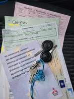 Mitsubishi Benzine met keuring en roos formulier, Auto's, Stof, Zwart, 4 cilinders, Colt