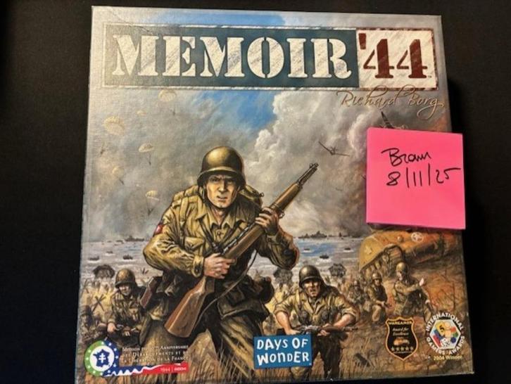 Bordspel - Memoir'44, Hobby en Vrije tijd, Gezelschapsspellen | Bordspellen, Zo goed als nieuw, Een of twee spelers, Ophalen of Verzenden