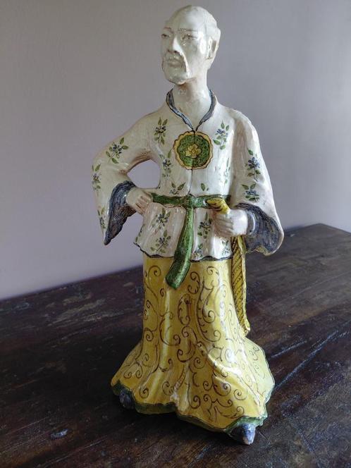 antiek Chinees Mudmen beeld, Antiek en Kunst, Kunst | Beelden en Houtsnijwerken, Ophalen of Verzenden